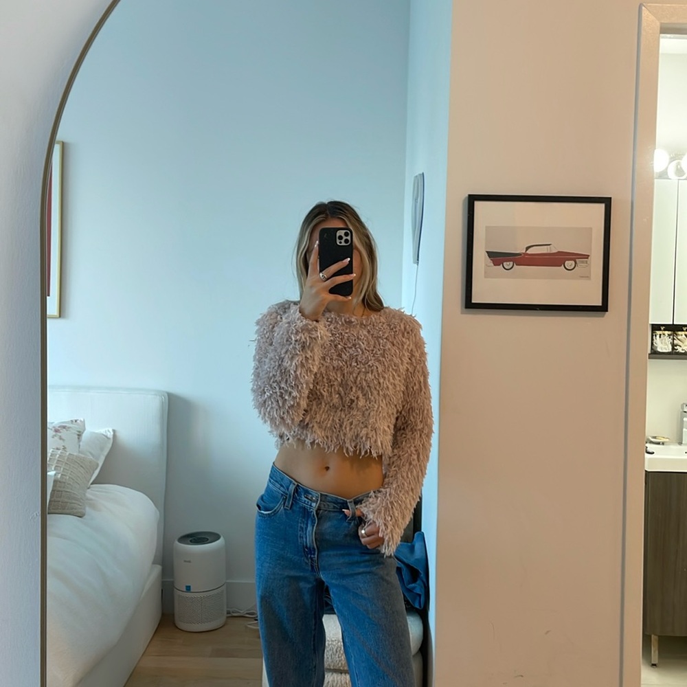 Zara cropped sweater/top